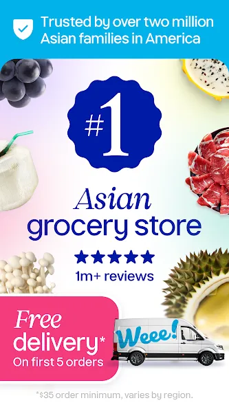 Weee! Asian Grocery Delivery screenshot 1