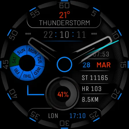 Watch Face WF181 screenshot 10