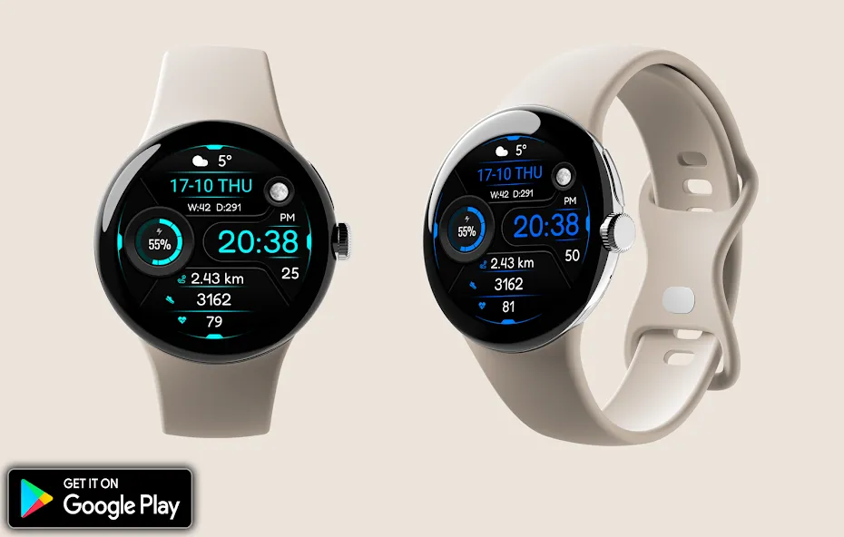 Animated Onysy Watch face screenshot 5