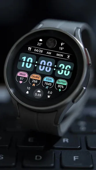 Page Flipping Data ZKin Watch screenshot 5