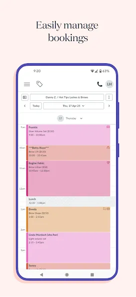 Timely – Bookings & payments screenshot 2