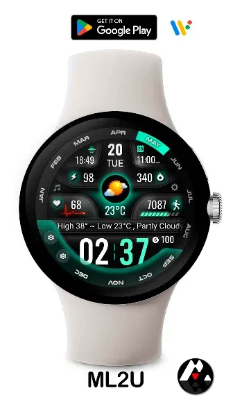 ML2U 230 Watch Face screenshot 1