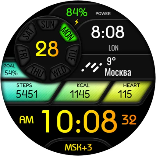 DIGI CUNATAMO WS63 Watch face screenshot 23