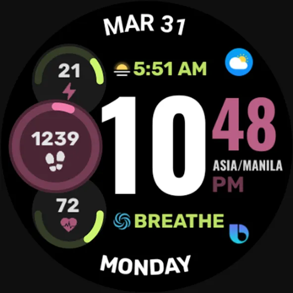 Active Wear Watchface 3 screenshot 35