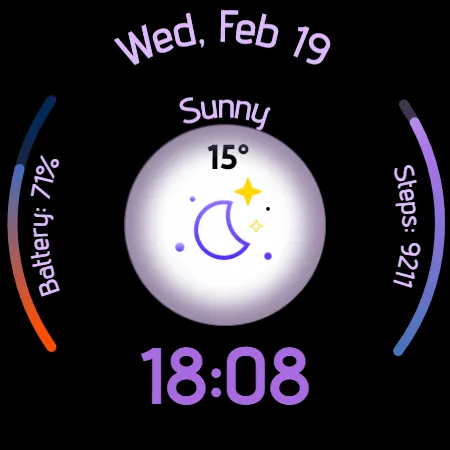 Digital Watchface D10 screenshot 29