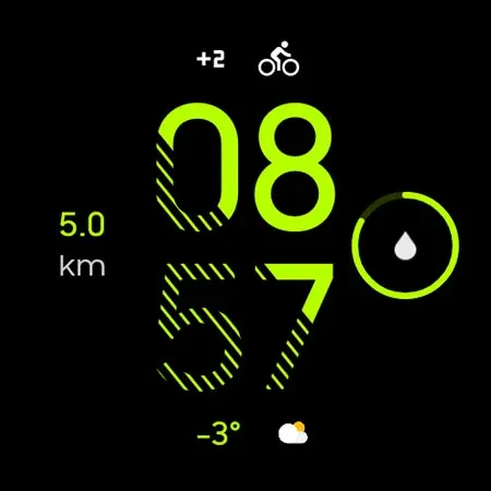 Fit OLED: Watch face screenshot 10