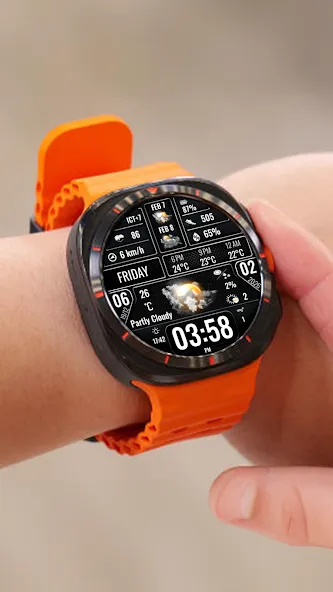 N-SPORT753 Digital Watch Face screenshot 8
