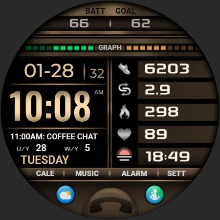 PW108 Smart Data Watch Face screenshot 35