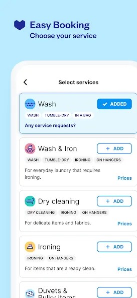 Laundryheap:24小时干洗和洗衣App screenshot 4