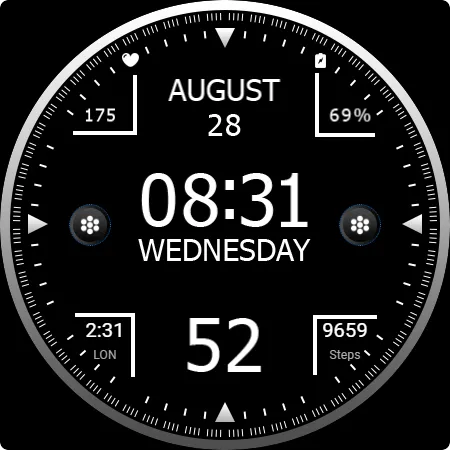 Key WF27 Digital Watch Face screenshot 25
