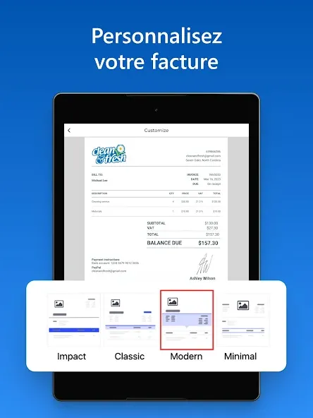 Facture et devis - Invoice Fly screenshot 10