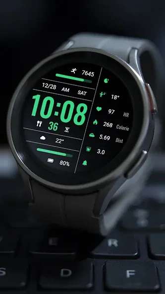Practical Dark Green ZkinWatch screenshot 6