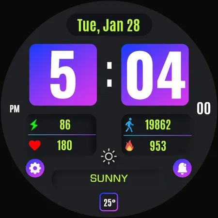 Vesa Digital Watch Face screenshot 38
