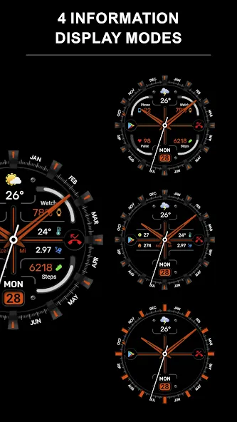 WFP 342 Ultra watch face screenshot 2