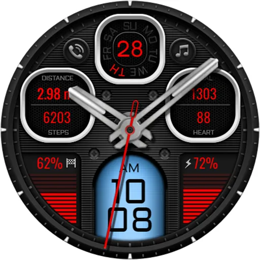 Hybrid TURAKON WS72 Watch face screenshot 21