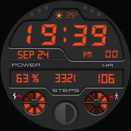 Modern Digital Watch Face screenshot 36