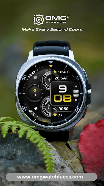 OMG 443 - Digital Watch Face screenshot 4