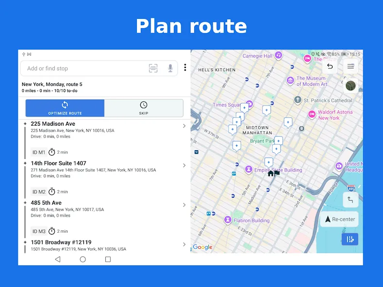 Multi-Stop Route Planner screenshot 9