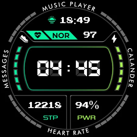 Phantom - LCD v4 | watch face screenshot 17