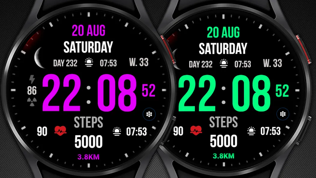 Super InfMod watch face screenshot 8