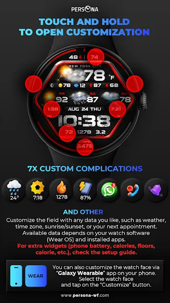 PER58 Weather WatchFaceDigital screenshot 36