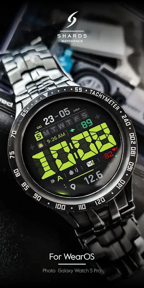 SH102 Watch Face, WearOS watch screenshot 4
