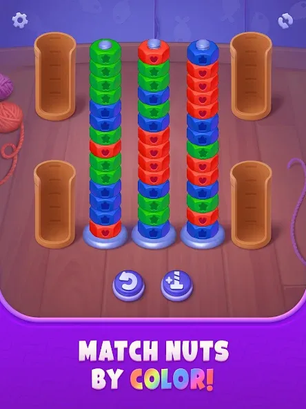 Nuts UP! Bolts Sort Puzzle screenshot 17