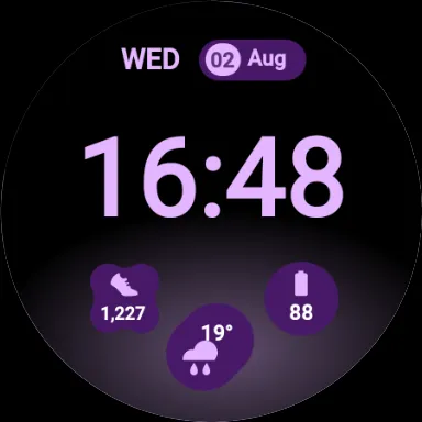 Minimal - Wear OS 3 Watch Face screenshot 13