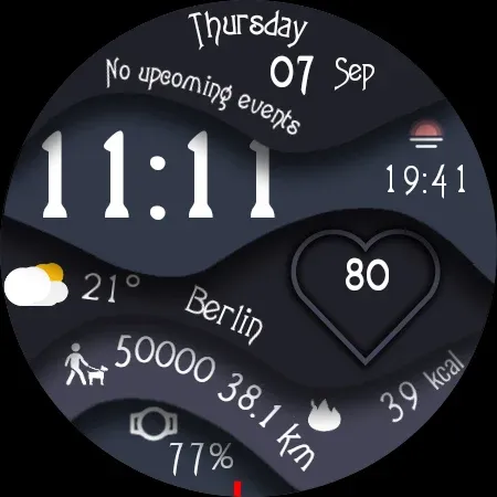 Ccwf022 Digital Watch Face screenshot 14