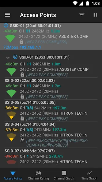 WiFi Analyzer (open-source) screenshot 2