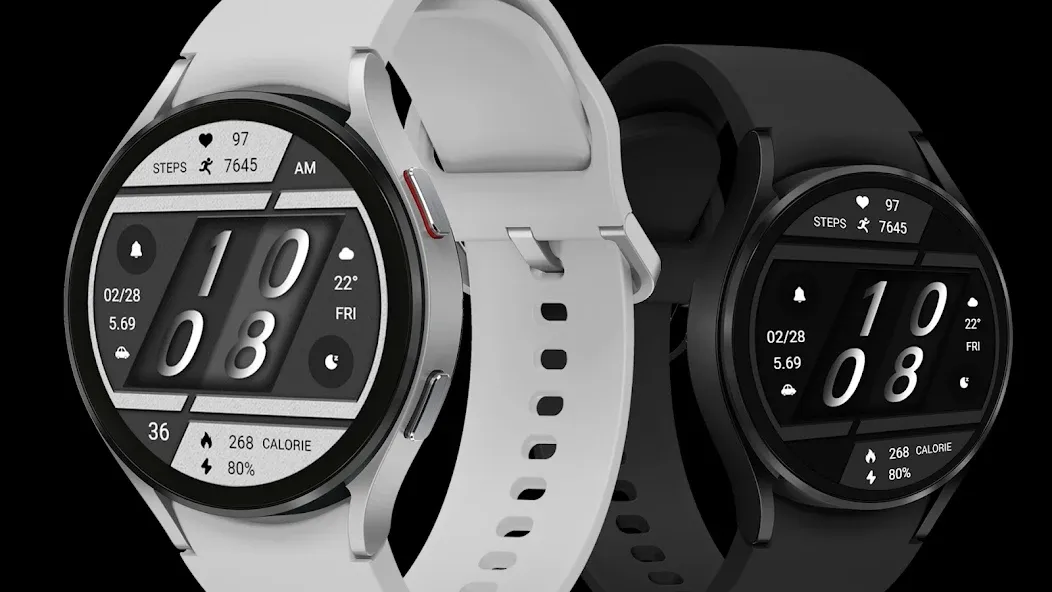 Diagonal Grey ZKin Watch screenshot 1