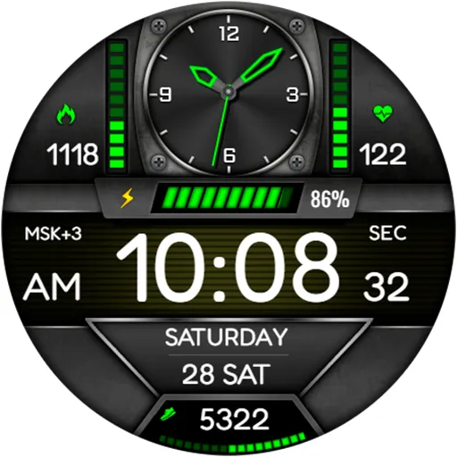 Sport KSOL URX100 Watch face screenshot 18