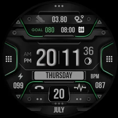 KF173 Watch face screenshot 12