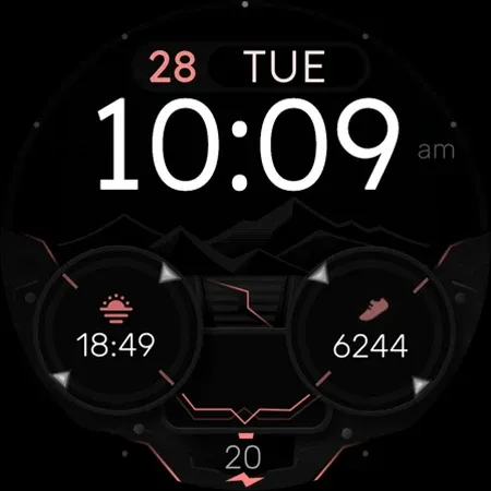 Dream 144 Digital Watch Face screenshot 12