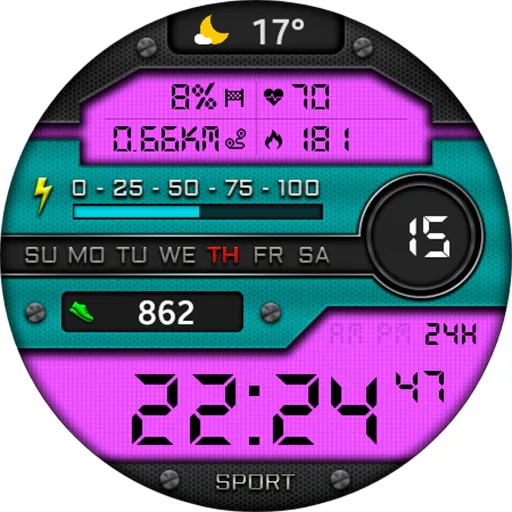 Digital Dadan Watch Face screenshot 20