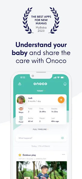 Onoco - Baby schedule screenshot 1