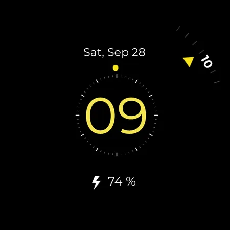 Simple Minimal watch face screenshot 6