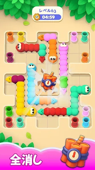 ワームスリザーパズル screenshot 4