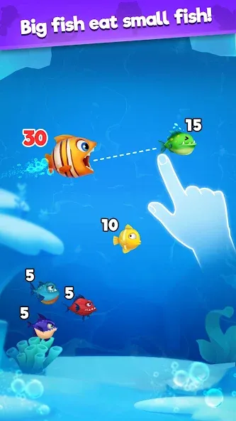 Fish Go.io - Be the fish king screenshot 1