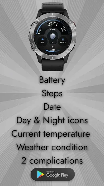 Digital Watchface D13 screenshot 2