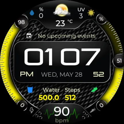RealTex Premium Watch Face screenshot 13