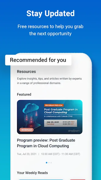 Simplilearn: Online Learning screenshot 3