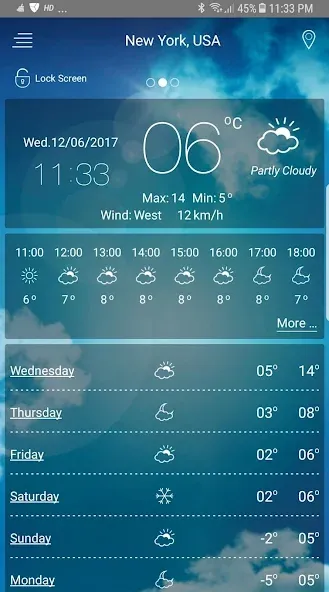 Weather app screenshot 7
