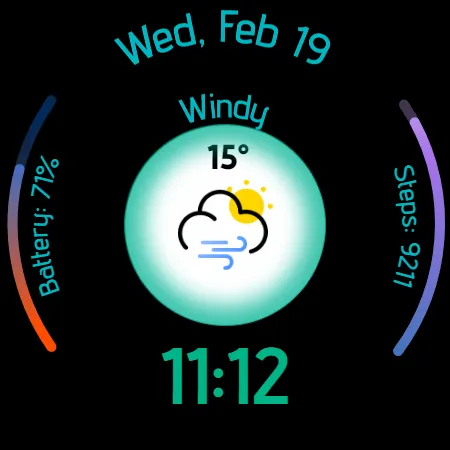 Digital Watchface D10 screenshot 33