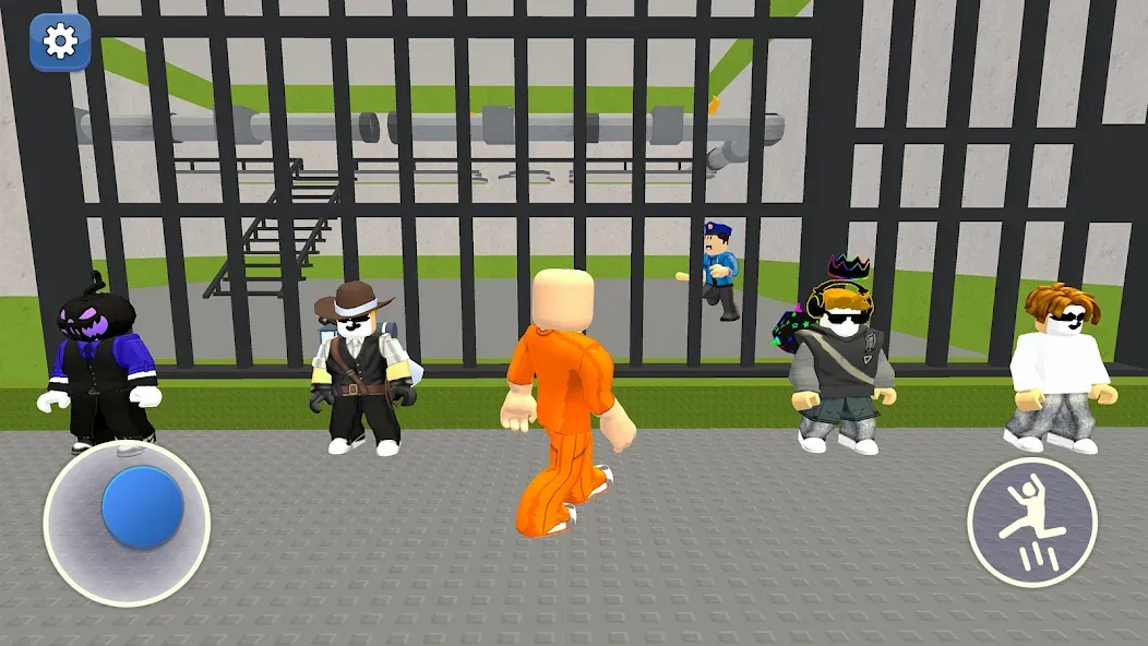 Obby Prison Escape Jump Run 3D screenshot 4