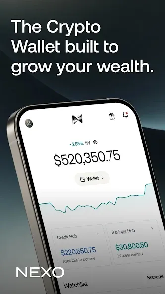 Nexo: Web3 Wealth Platform screenshot 1