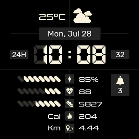 Watch face CNW-44 screenshot 32