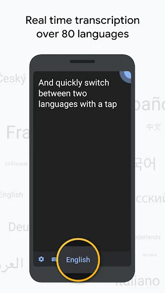 Transcrição instantânea screenshot 1