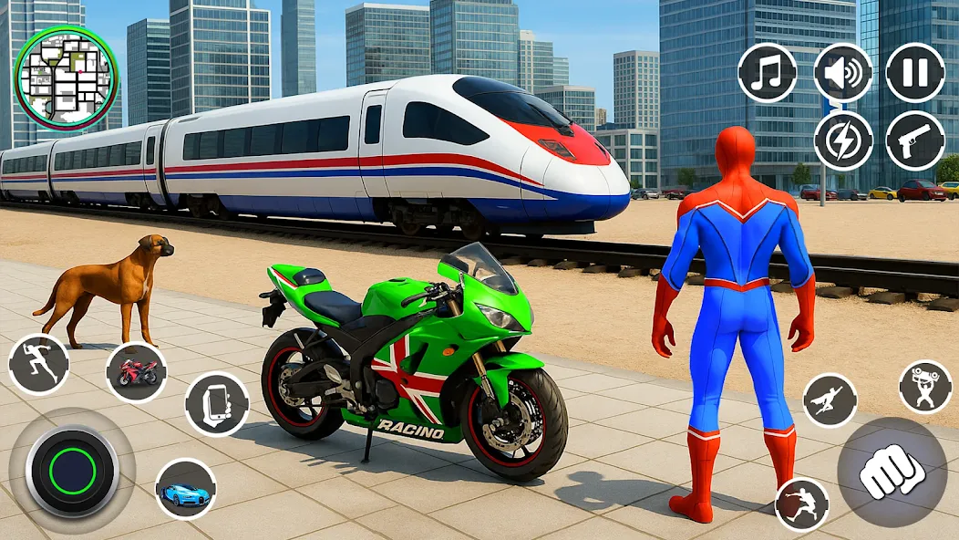 Spider Rope Hero Rescue Game screenshot 2