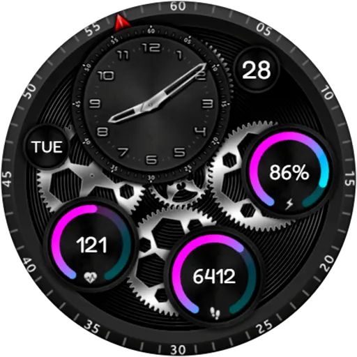 RUGAN Rotary URX82 Watch face screenshot 20